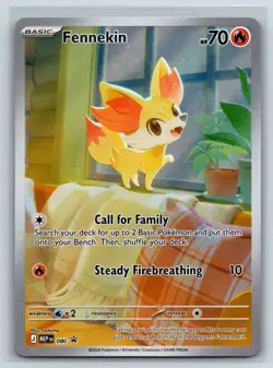 Fennekin 080 Holo Promo ME: Mega Evolution Promo Pokemon Holo Near Mint - Image 1