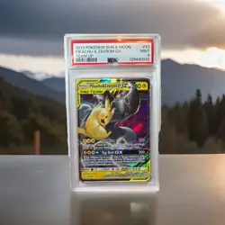 Pokemon 2019 SM Team Up Pikachu & Zekrom GX 33/181 TAG TEAM Holo PSA 9 - Image 1