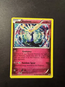 Pokemon Xerneas Promo Cosmos Holo XY05 NM/VLP - Image 1