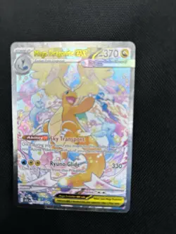 Mega Dragonite EX Secret Rare Full Art Holo Evolutions 290/217 NM - Image 2