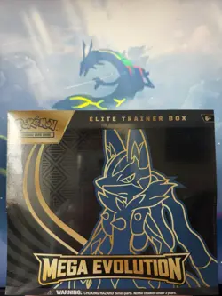 Pokemon TCG Mega Evolution Lucario Elite Trainer Box Sealed - Image 1