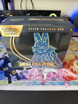 Pokemon TCG Mega Evolution Lucario Elite Trainer Box Sealed - Image 2