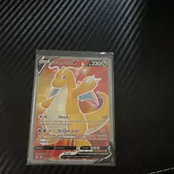 Dragonite V Full Art Holo 191/203 Evolving Skies Ultra Rare English 230 HP - Image 2