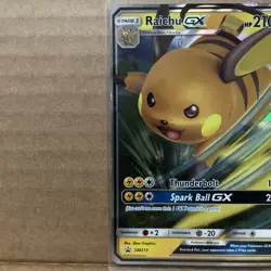 Pokemon TCG Raichu GX SM Black Star Promo SM213 Promo Ultra Rare Full Art - Image 5