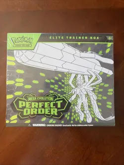 Pokemon TCG Mega Evolution Perfect Order ETB Elite Trainer Box (Factory Sealed) - Image 1