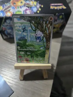 Meditite 153/142 Illustration Rare Stellar Crown Pokemon Holo Near Mint - Image 1
