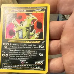 Tyranitar 12/75 Neo Discovery Holo Rare Stage 2 100 HP Pokemon TCG English 2001 - Image 3