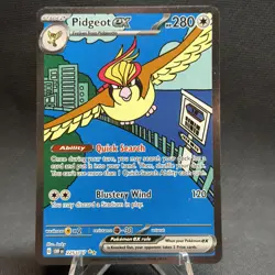 2023 | Pokemon Obsidian Flames | Pidgeot EX Special Illustration Rare | 225/197 - Image 2
