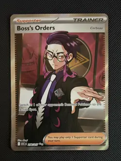 Boss’s Orders 256/217 Ultra Rare Full Art Pokemon TCG Ascended Heroes NM - Image 1