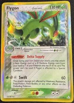Flygon (Delta Species) - 7/110 - Holon Phantoms Holo (MP) - Image 1