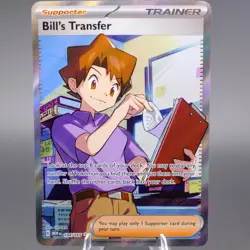 Bill's Transfer 194/165 Ultra Rare SV: Scarlet & Violet 151 Pokemon TCG NM - Image 1