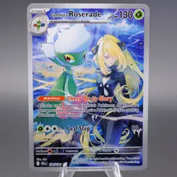 Cynthia's Roserade 184/182 Illustration Rare SV10: Destined Rivals Pokemon TCG - Image 1