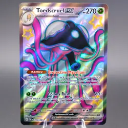 Toedscruel ex - 213/091 Shiny Ultra Rare SV: Paldean Fates Pokemon TCG NM - Image 1