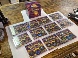11 Sets, 1999 Pokemon "Gotta catch em all" Battling Coin Game w/box. NOS MIB - Image 1