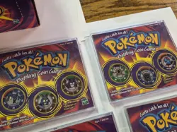 11 Sets, 1999 Pokemon "Gotta catch em all" Battling Coin Game w/box. NOS MIB - Image 5