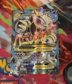 M Mewtwo EX 159/162: Breakthrough Secret Rare Full Art Holo 2015. NM Pokemon - Image 1