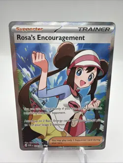 Rosa’s Encouragement 115/080 SAR Pokemon Mega Evolutions Perfect Order Beauty - Image 1