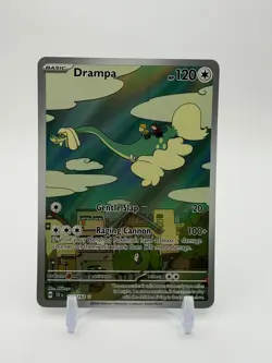 Pokemon TCG Drampa Illustration Rare 184/162 SV05 Temporal Forces Holo 120 HP - Image 1