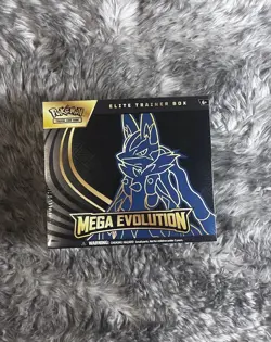 Pokemon TCG Mega Evolution Lucario Elite Trainer Box ETB New Sealed - Image 1