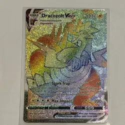 Pokemon Dracozolt VMAX 210/203 Secret Rare Full Art Holo SWSH07 Evolving Skies - Image 1