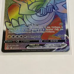 Pokemon Dracozolt VMAX 210/203 Secret Rare Full Art Holo SWSH07 Evolving Skies - Image 2
