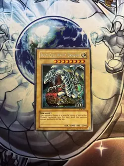 (WNU) Yugioh Blue-Eyes White Dragon PCK-001 Parallel Secret Rare Promo VLP - Image 1