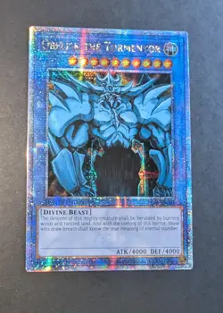 Yugioh Obelisk the Tormentor LC01-EN001 Quarter Century Secret 25th Near Mint - Image 1
