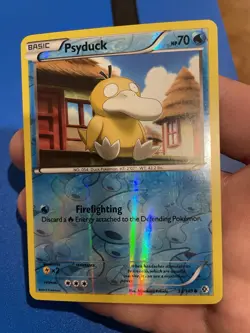 Pokemon TCG Psyduck Reverse Holo Card Boundaries Crossed 33/149 LP Condition - Image 2