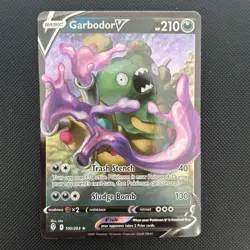 Pokemon Garbodor v TCG Evolving Skies Holo Ultra Rare Card 100/203 - Image 2