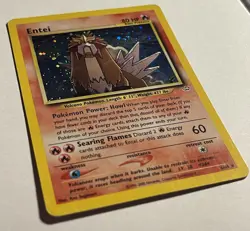 Entei HOLO Neo Revelation Set (2001) Original Vintage Pokemon Cards - Image 2