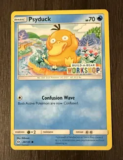Psyduck - Build A Bear Promo Card 028/149 *Stamped* - Image 1