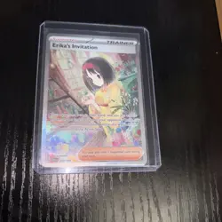 Pokemon 151 Card Erikas Invitation Scarlet & Violet 203/165 - Image 1