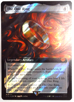 The One Ring (Extended Art) (Surge Foil) -Foil Near Mint MTG - Image 1