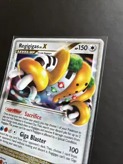Pokemon TCG Regigigas LV.X DP Promo DP30 Holo Card MP - Image 5