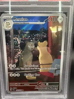 PERSIAN 2024 24 Pokemon Scarlet Violet Shrouded Fable 78 78/64 PSA 10 - Image 2