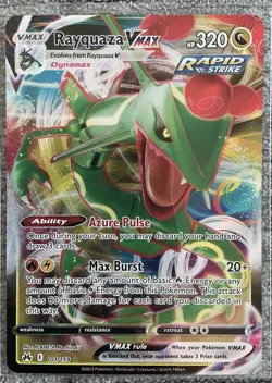 Pokemon TCG Rayquaza Vmax Crown Zenith 101/159 - Image 1