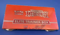 Sealed Pokemon TCG Sword and Shield Battle Styles Elite Trainer Box ETB Red 820650808357 - Image 2
