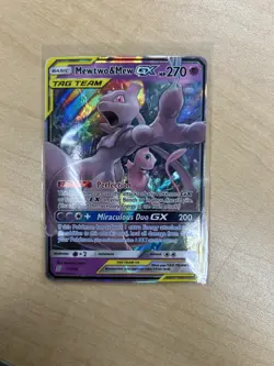 Pokemon TCG Mewtwo & Mew GX #71/236 Unified Minds Ultra Rare - Image 1