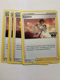 Pokemon Card Pokemon 4x Playset Candela 065/078 NM - Image 1