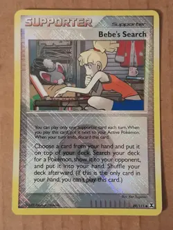Bebe's Search Pokemon League Reverse Holo Crosshatch Promo NM See Pictures - Image 1