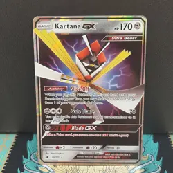 Pokemon Kartana GX 70/111 SM-Crimson Invasion Ultra Rare Holo GX HP 170 - Image 1