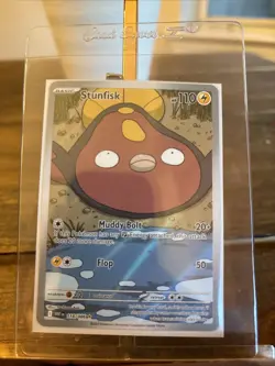 Stunfisk 118/086 - Pokemon White Flare Illustration Rare - NM - Image 1