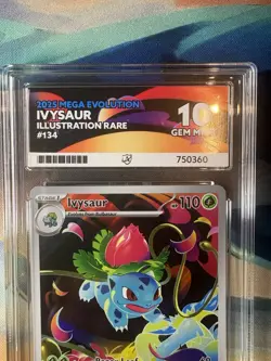 Ivysaur 134/132 Ace 10 Mega Evolution Illustration Rare Pokemon Tcg - Image 2