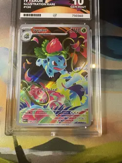 Ivysaur 134/132 Ace 10 Mega Evolution Illustration Rare Pokemon Tcg - Image 3
