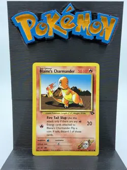 Pokemon TCG Blaine's Charmander Gym Challenge 60/132 Unlimited Common 50 HP - Image 1