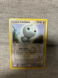Pokemon TCG Holon's Castform 44/110 EX Delta Species (HP) - Image 1