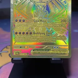 Mega Zygarde EX 124/088 Gold Mega Hyper Rare Perfect Order Pokemon TCG - Image 3