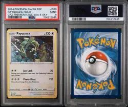 Pokemon TCG Rayquaza SWSH029 Sword & Shield Promo Holo English PSA 9 - Image 3