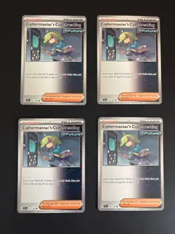 4x Ciphermaniac's Codebreaking | 145/162 - Pokemon Temporal Forces - Play Set - Image 1