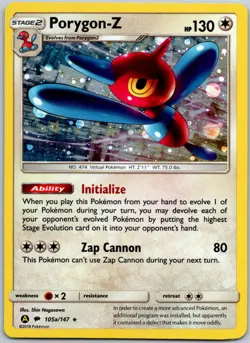Porygon-Z 105a/147 (Cosmos Holo) Alternate Art Promos Near Mint - Image 1